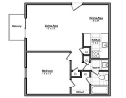 Greentree Village - 1 Bedroom 1 Bathroom