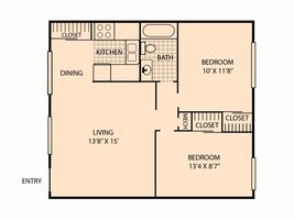 Highland Terrace - 2 Bedroom/1 Bath